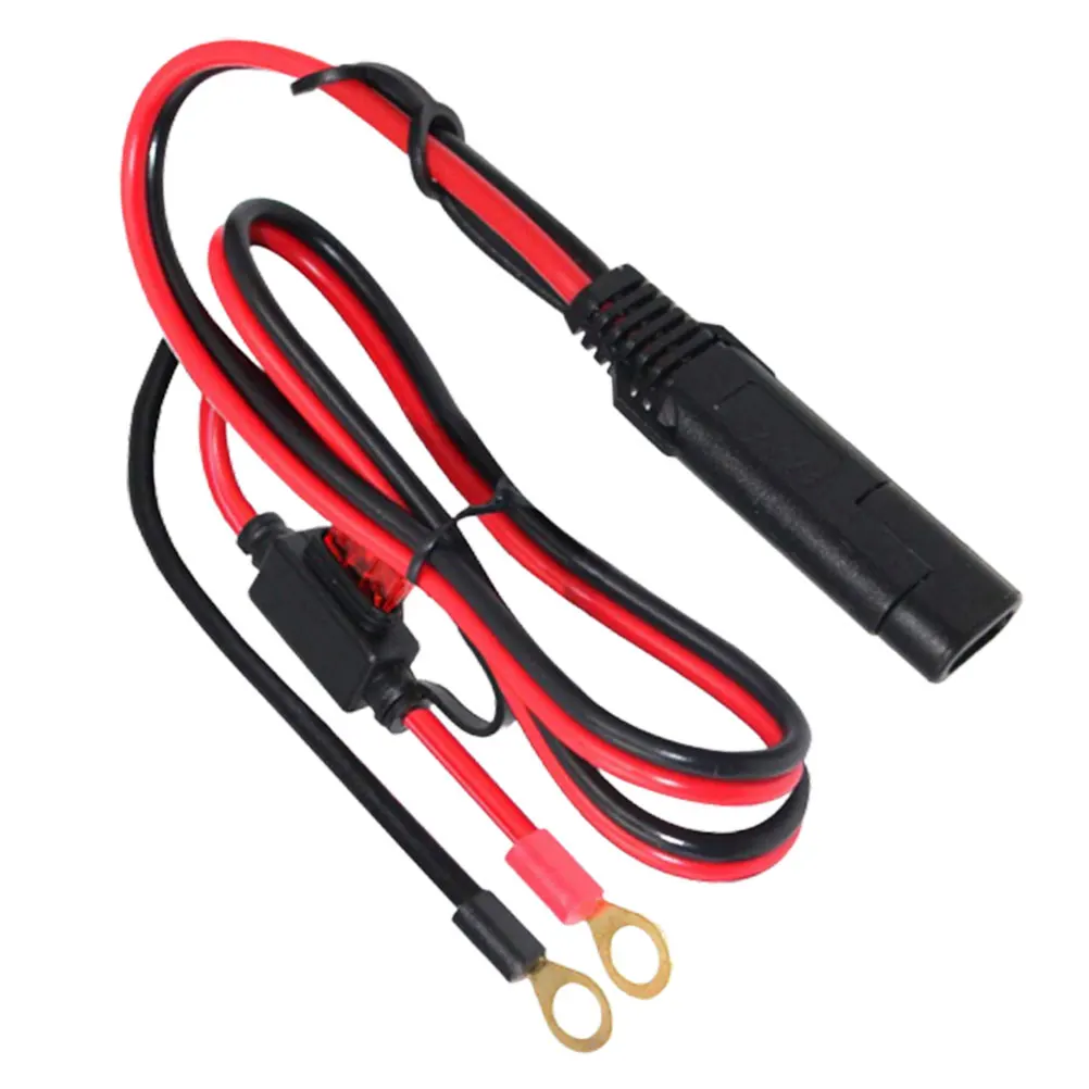 

1pc To Ring Connector Extension Cable Maintainer Durable High Temp Resistant Injection Molded Power Wire Harness