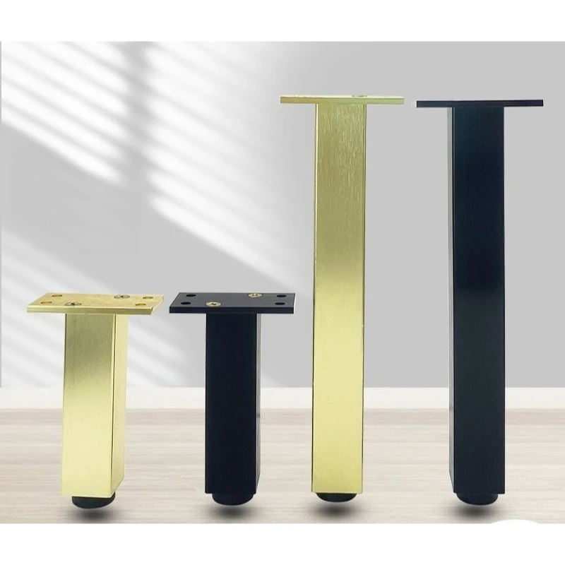 Aluminum Alloy Bathroom Cabinet Support Legs Metal Adjustable Floor Standing Waterproof Cabinet Legs  Sofa Legs