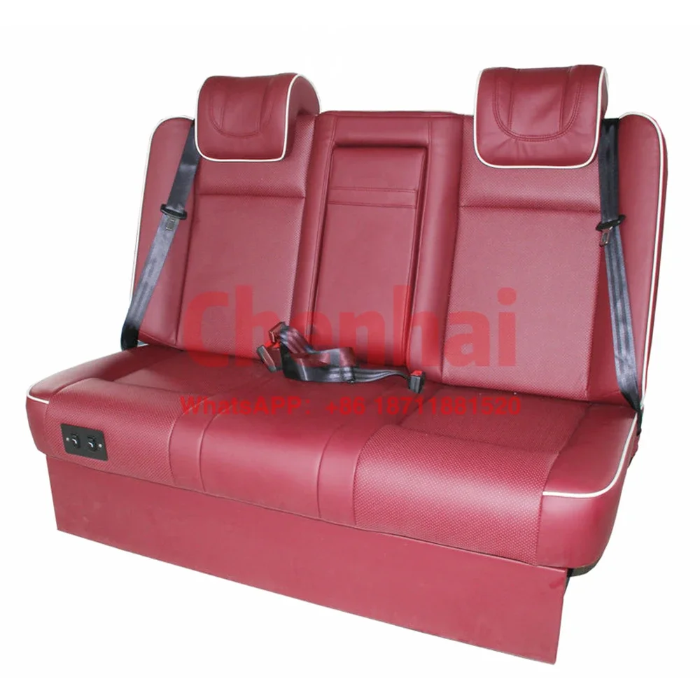 CustomizedJYJX019 Leather Electric Sofa Car Seat Bed for  Van MPV Motorhome