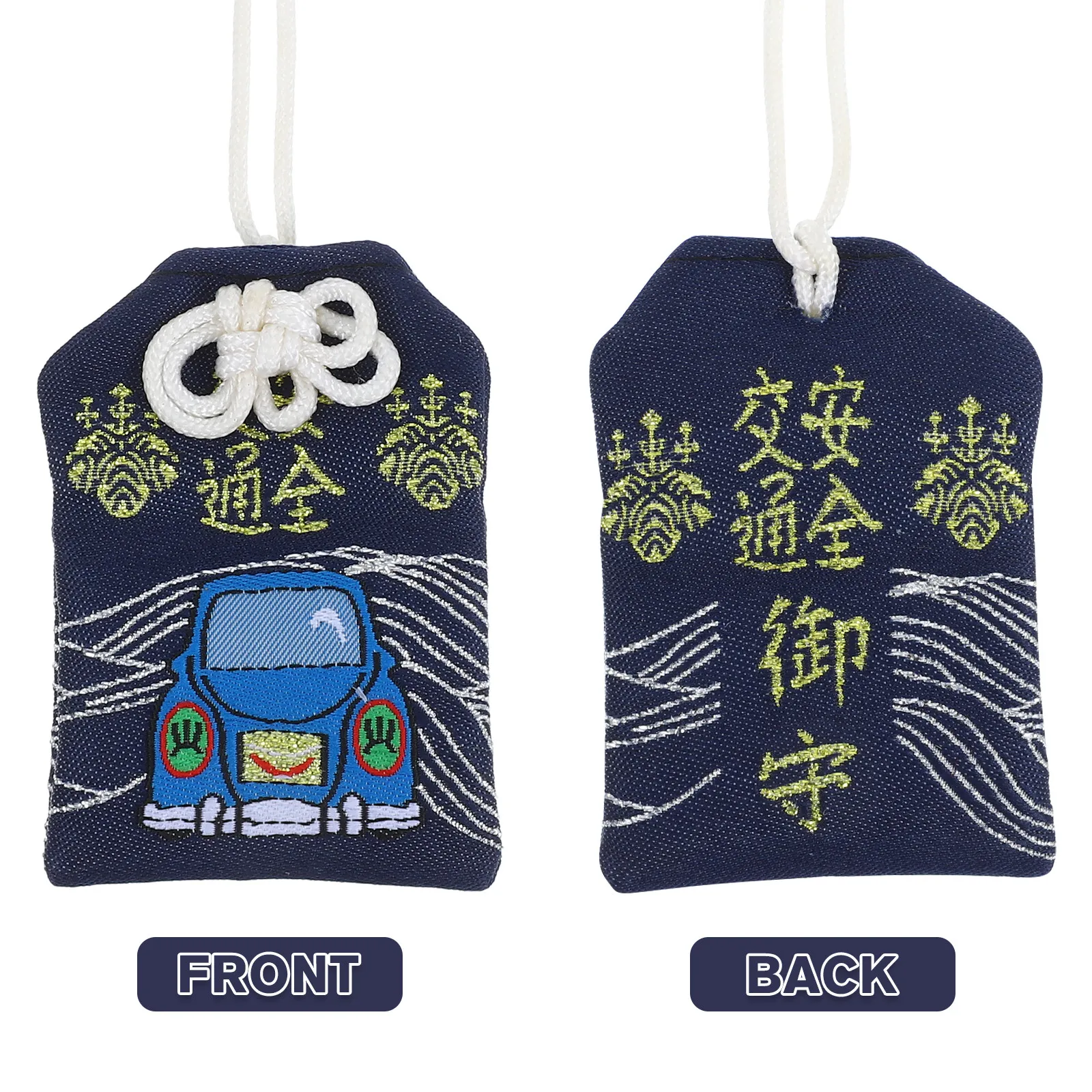 Japanese Omamori Charm Japanese Style Amulet Bag Car Hanging Good Luck Charm Personal Blessing Decor Traffic Safety Protection