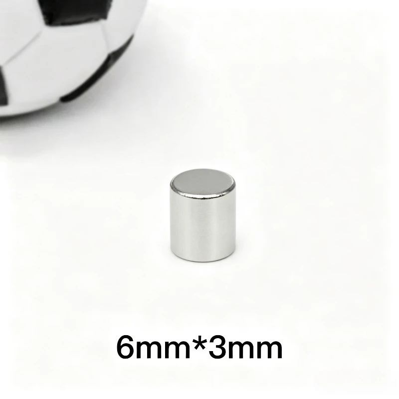6X3mm Disc Neodymium Magnet Small Round Powerful Rare Earth NdFeB Magnets for DIY Model Craft Refrigerator Industrial Use