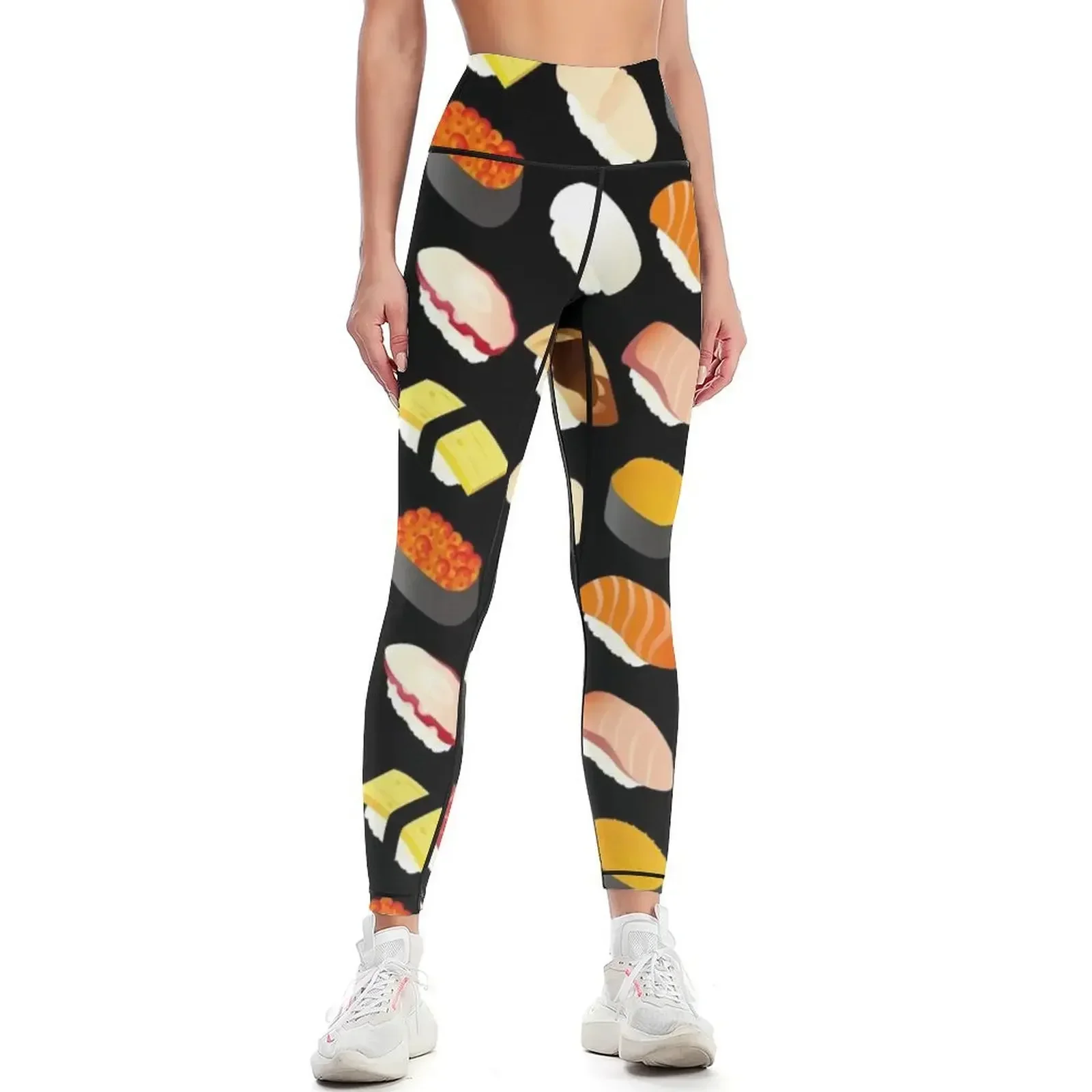 

sushi Leggings sports shirts gym sport legging Women's high waist Leginsy push up Womens Leggings