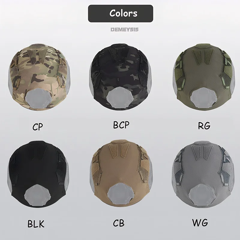 ​Upgrade FAST SF Super High Cut Helmet Cover Breathable Magic Patch Mount Outdoor Hunting Shooting Airsoft Helmet Cover