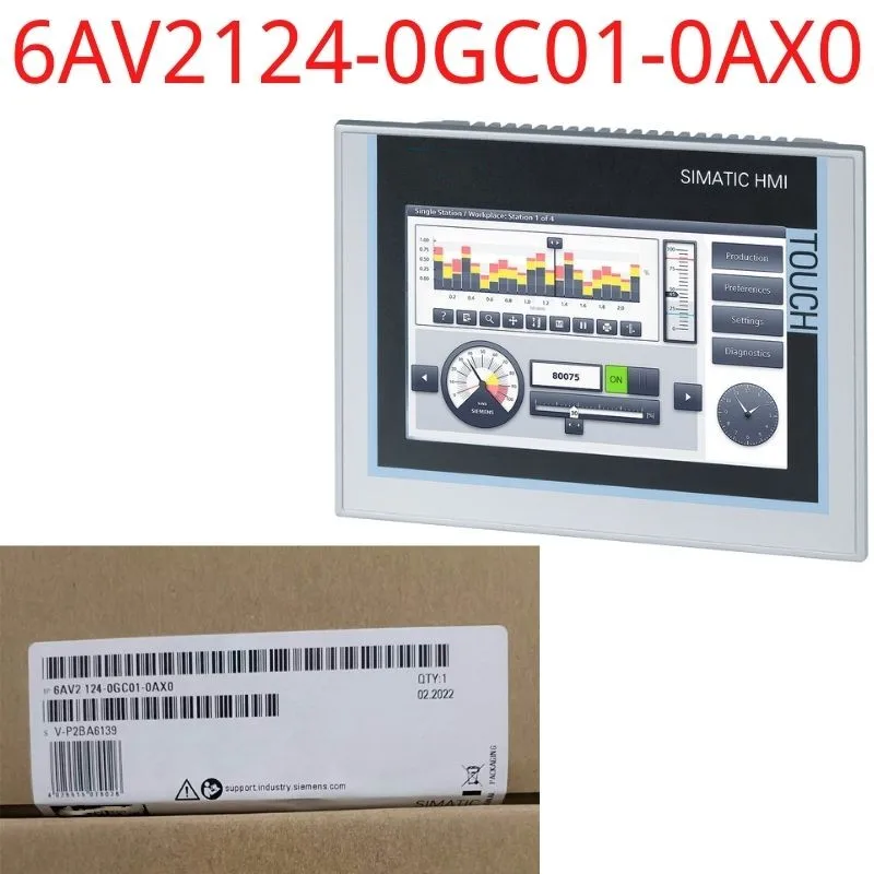 NEW 6AV2124-0GC01-0AX0 SIMATIC HMI 6AV21240GC010AX0 Fast Shipping