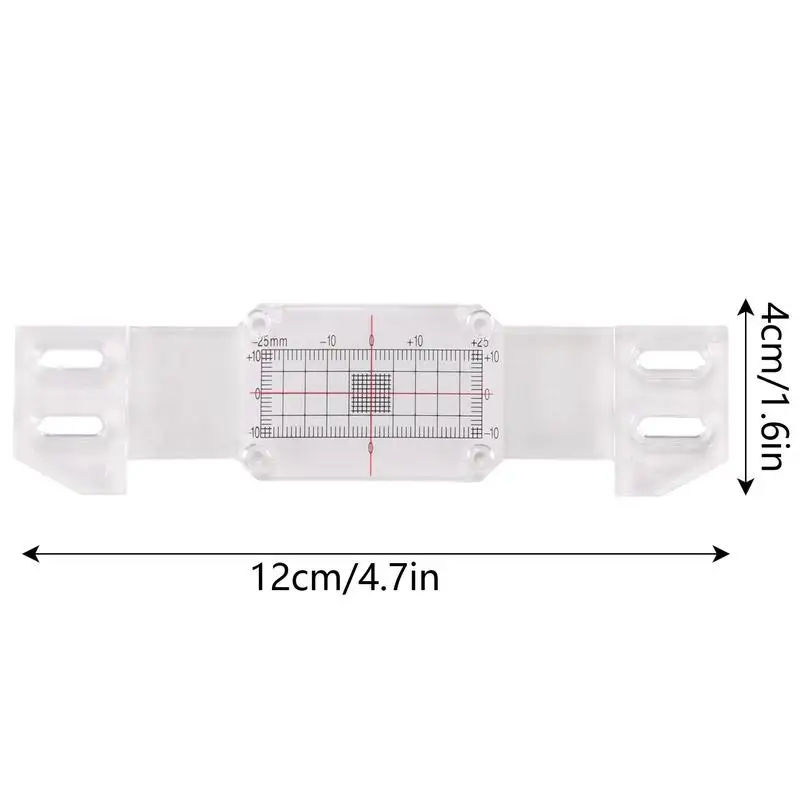 Acrylic Crack Gauge Linestorm Corner Tell Tale Crack Monitor For Crack Width Monitoring Wall Building Inspection Measuring Tools