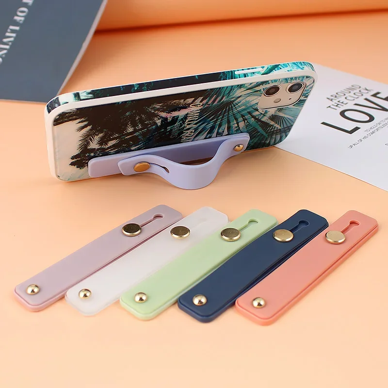 Telefonriemen-Griffhalter, Finger-Handygriff, Teleskop-Handy-Fingerriemen-Ständer, Universeller Finger-Kickstand für die Meisten Telefone – Detail 3