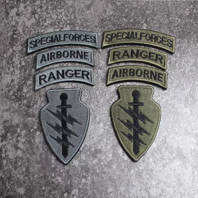 

American Lightning Embroidery Velcro Badge Military Enthusiast Morale Badge Armband Cloth Patch