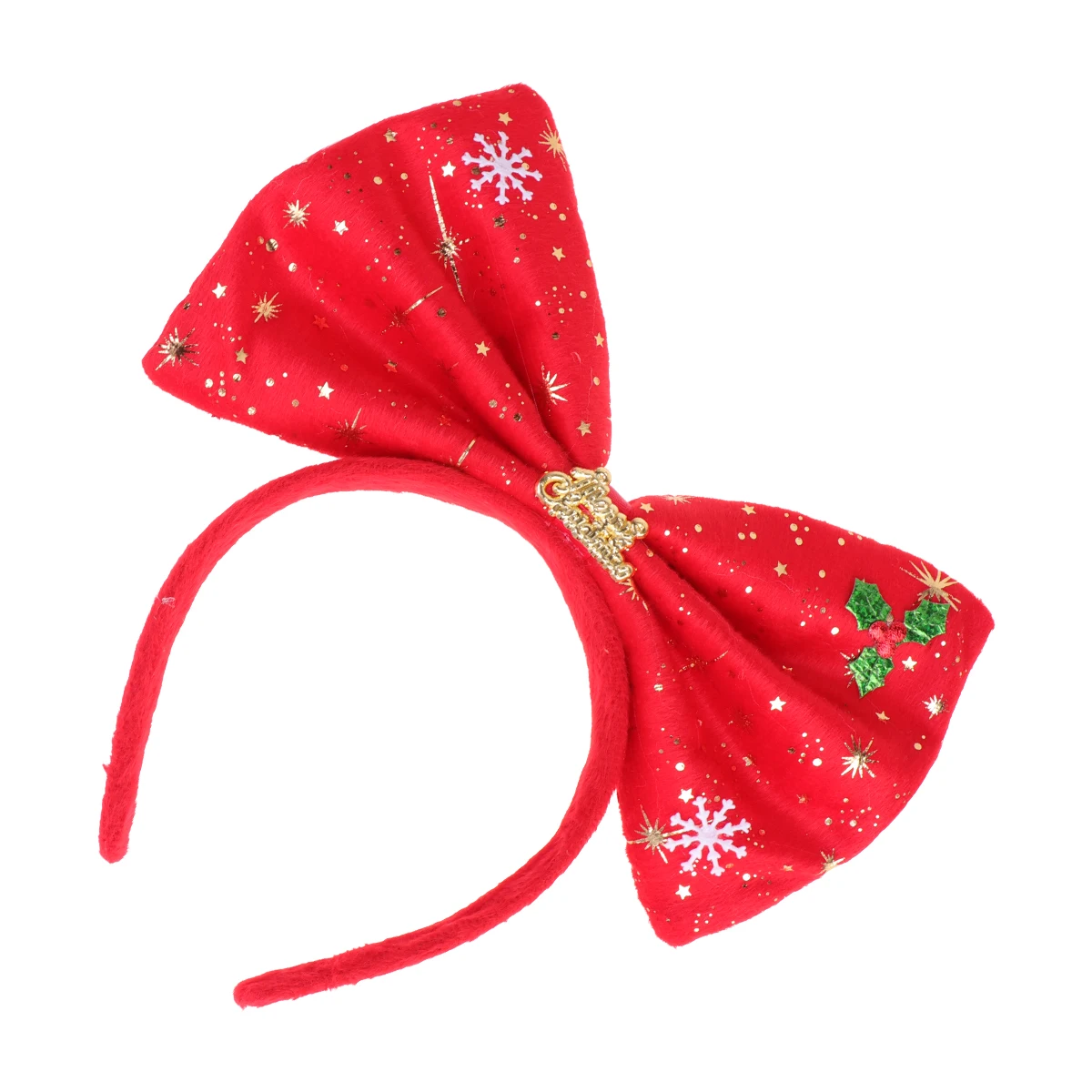 

2 Pcs Big Bow Christmas Headband Ornaments Headbands Festival Headwrap
