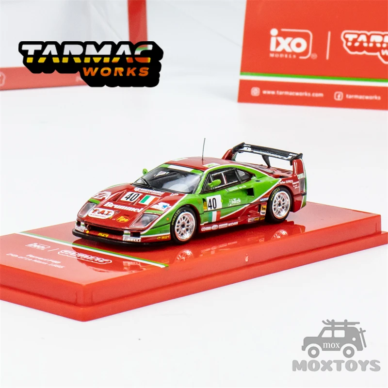 

Tarmac работает 1:64 F40 24h Le Mans 1995 литая модель автомобиля