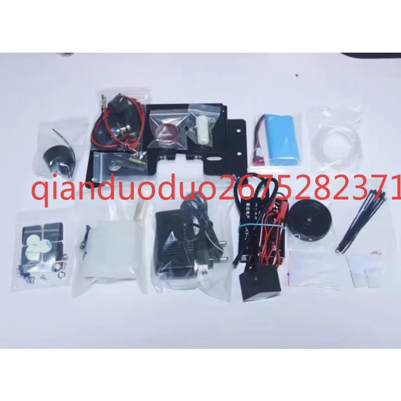 Suitable for Tuoyang L200 double cylinder air-cooled methanol engine assembled metal toy engine AC spare version can be started