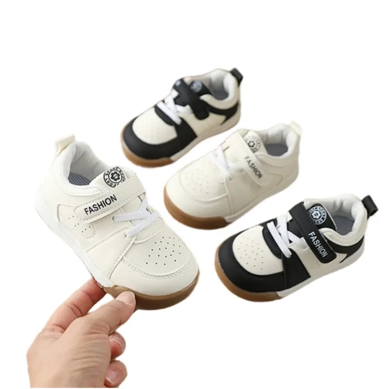Boys Girls Breathable Board Shoes Aged 0-6 Spring Autumn Sports Shoes Infants Young Children Soft Soled Walking Toddlers Shoes