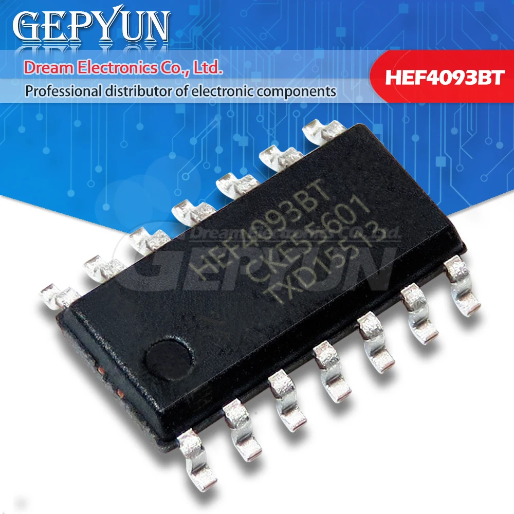10PCS HEF4093BT CD4093BM SOP HCF4093 SOP-14 HEF4093 4093 SOP14 logic device chip