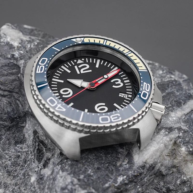 Turtle Abalone Dive Watch Wth NH35 NH36A Stainless Steel Diving Men Automatic Watch 200m Waterproof Design Mod 6105 6139