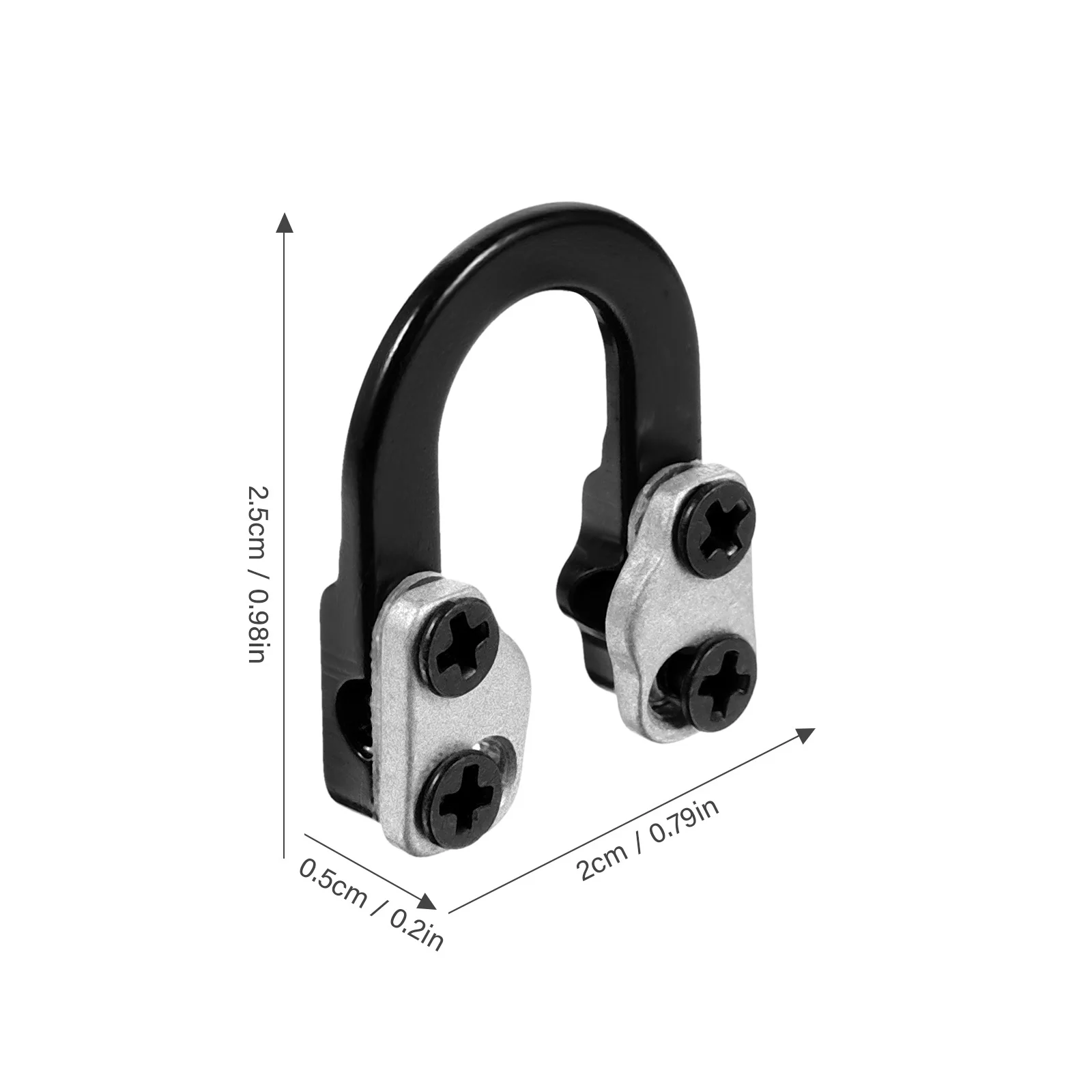 

Archery D Loop Metal Ring Durable Compound Bow Release Aids Hook Accessories for Faster and Accurate Release