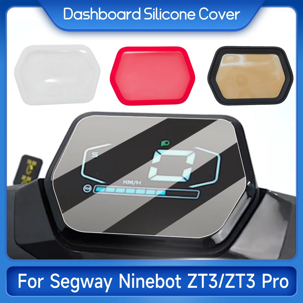 غطاء سيليكون للوحة القيادة المقاومة للماء ملحقات سكوتر كهربائي مقاوم للغبار والخدش لـ Segway Ninebot ZT3/ZT3 Pro #1