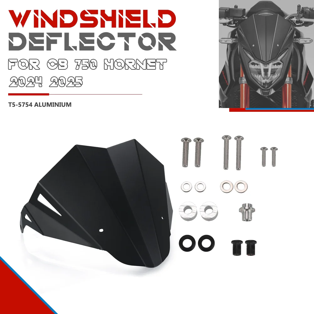 

Windshield Windscreen For Honda CB750 HORNET 2022-2023-2024-2025 Motorcycle Accessories Wind Deflector Protector Windscreen Kit