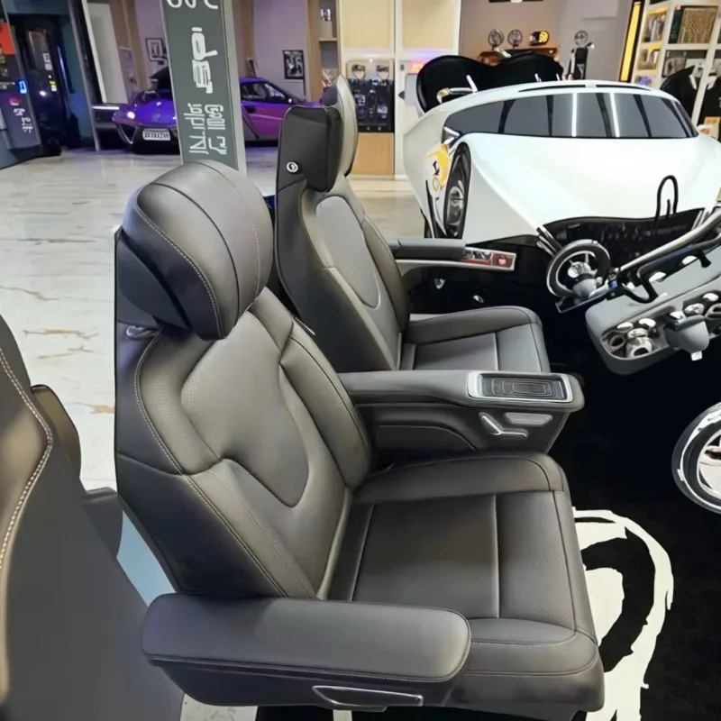 V260 High Comfort Rear Seats with Complete Functions Made of  Available Black Brown Beige Colors-High Quality