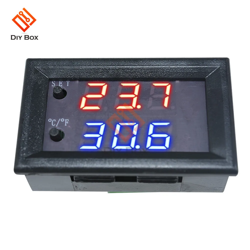 W1209WK W1209 WK DC 12V LED Digital Thermostat Temperature Control Thermometer Thermo Controller Switch Module + NTC Sensor