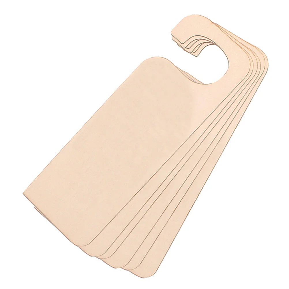 

6pcs Wooden Door Hanging Ornament Blank Pendant Home Decoration Party Supplies Office School Hotel Decorative Atmosphere