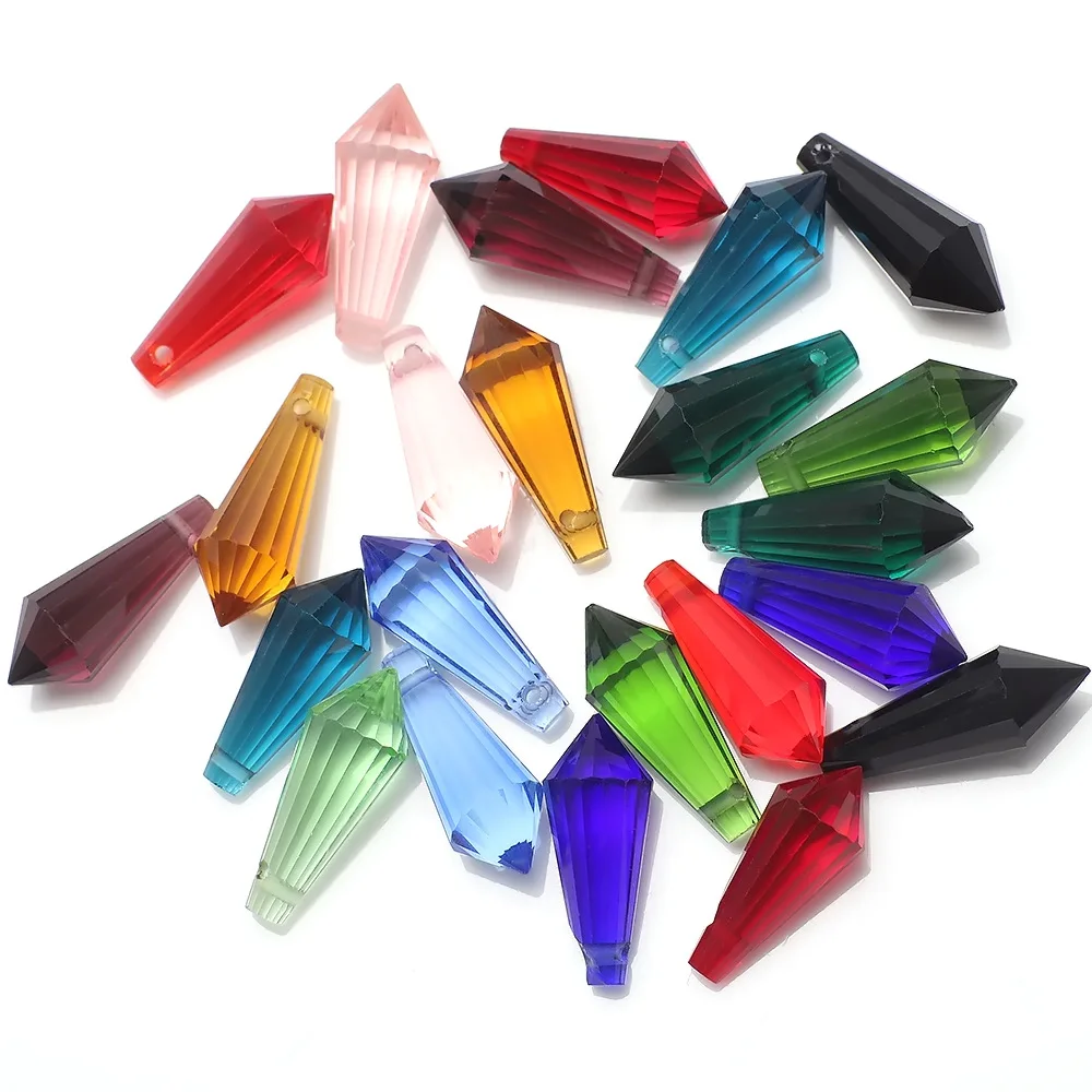 DIY handmade bracelets, bead jewelry, clothing accessories, long pointed water droplets, pointed beads