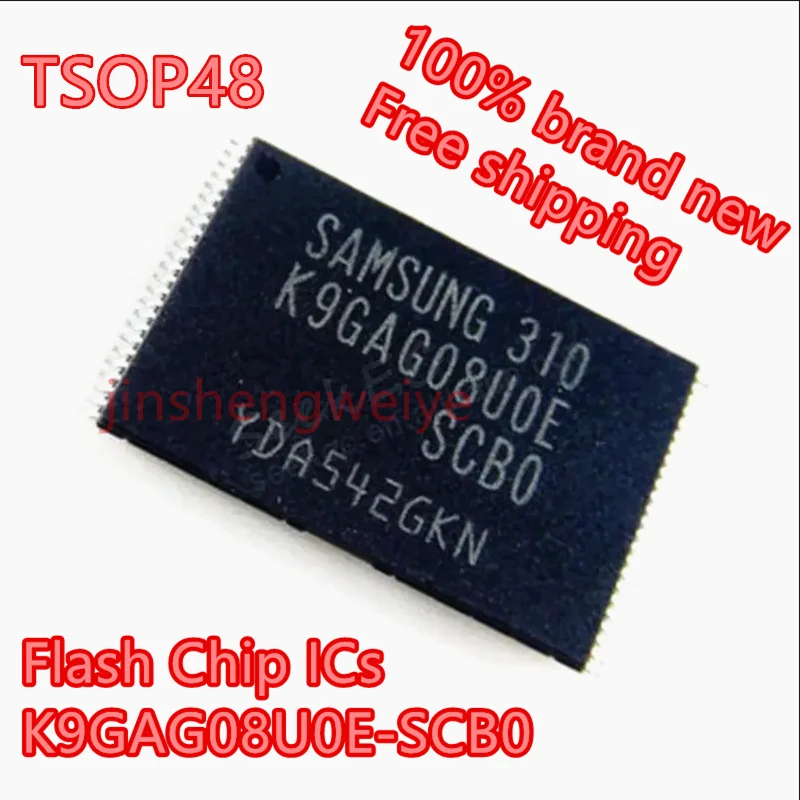 2~10PCS K9GAG08U0E-SCB0 K9GAG08UOE-SCBO 1GB NAND FLASH TSOP48 Package 100% Brand New Original Free shipping in large quantities