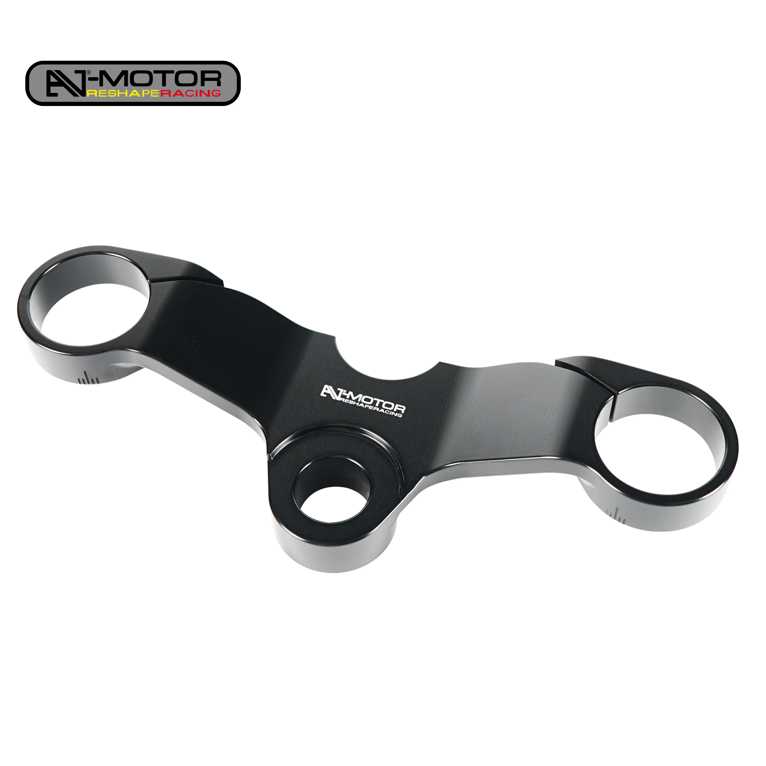 AJ-MOTOR Motorcycle Lightweight Triple Clamp Top Plate for Kawasaki Ninja 400 2018-2024 Ninja 500 2024-2025 Street Version