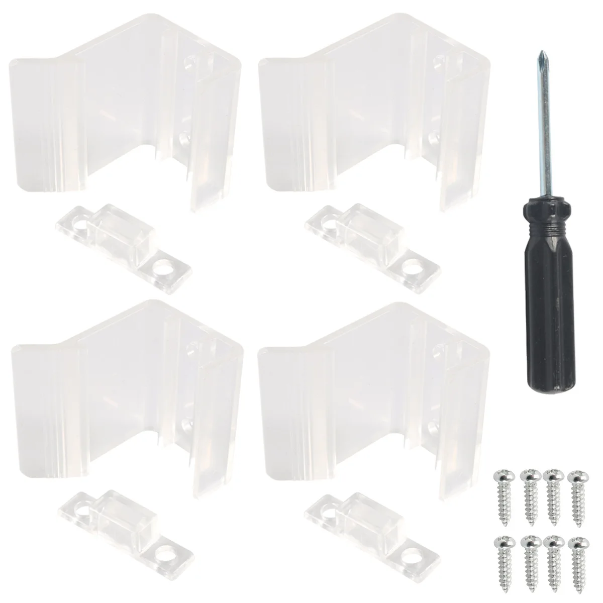 

1 комплект, 1 комплект, защелка для кухонного шкафа, кемпера, прозрачная ручка, защелка для раздвижной двери с винтами для грузового прицепа, дверей шкафа Rv