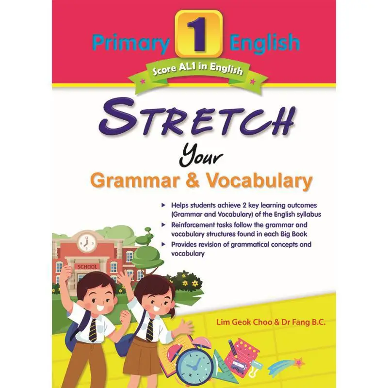 

Первичный 1, английский словарный запас «Очень грамматики» CPD, сингапурские образовательные услуги Pte Ltd 9789815135190