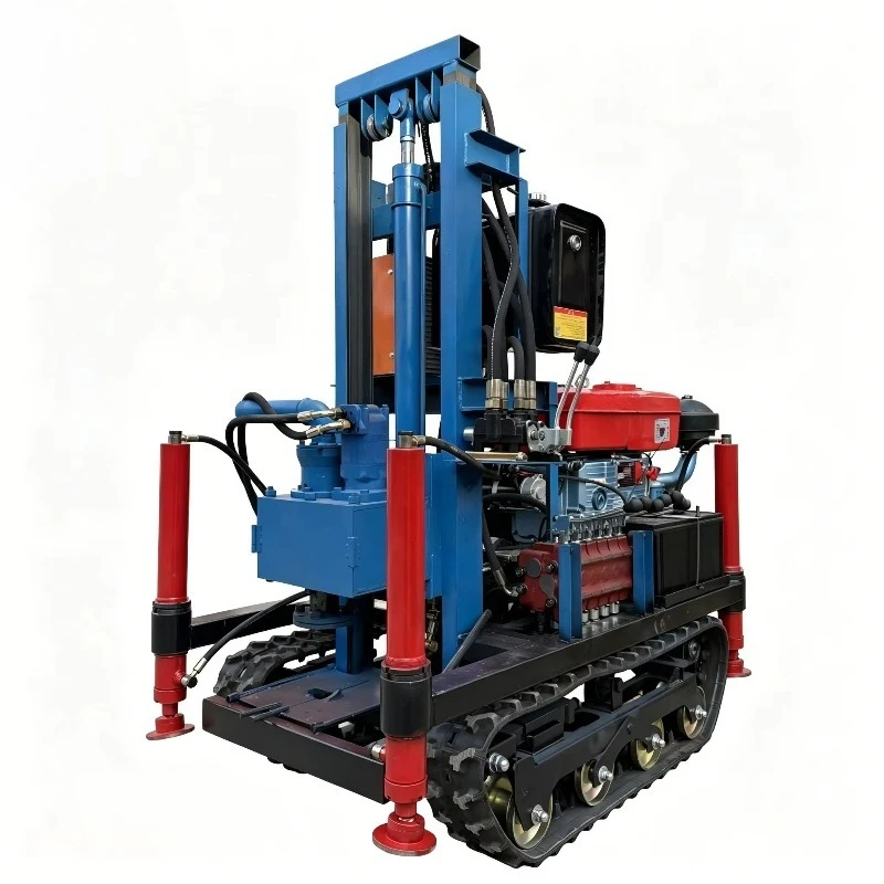 Self Propelled Crawler Water Well Drill For Geothermal Borehole Work With Easy Terrain Mobility Heavy Equipment Factory Supply