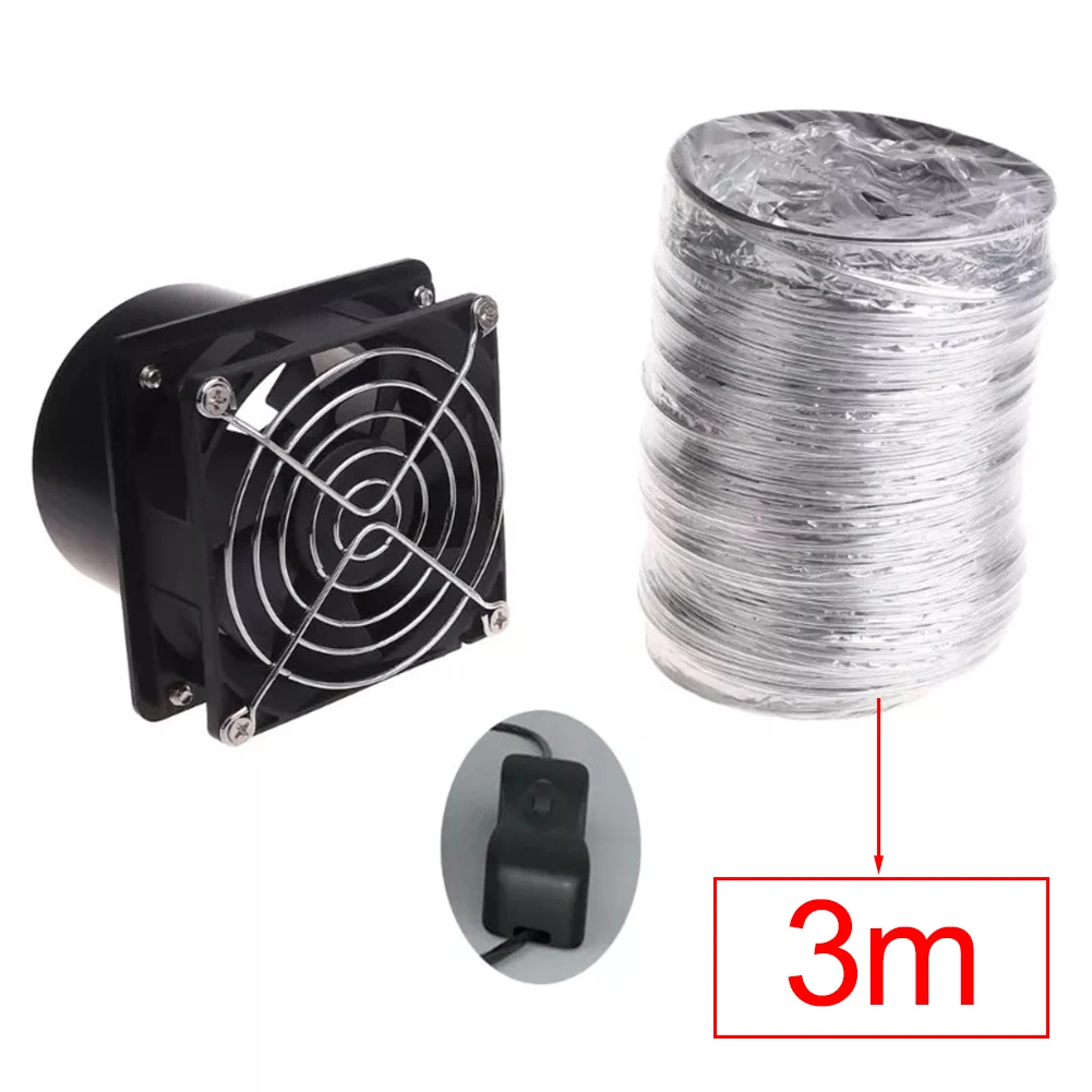 Air Circulation Fan ESD Fume Extractor High-speed Sturdy And Practical USB Charging 1 Speed Setting 3 Sizes Of Ducts