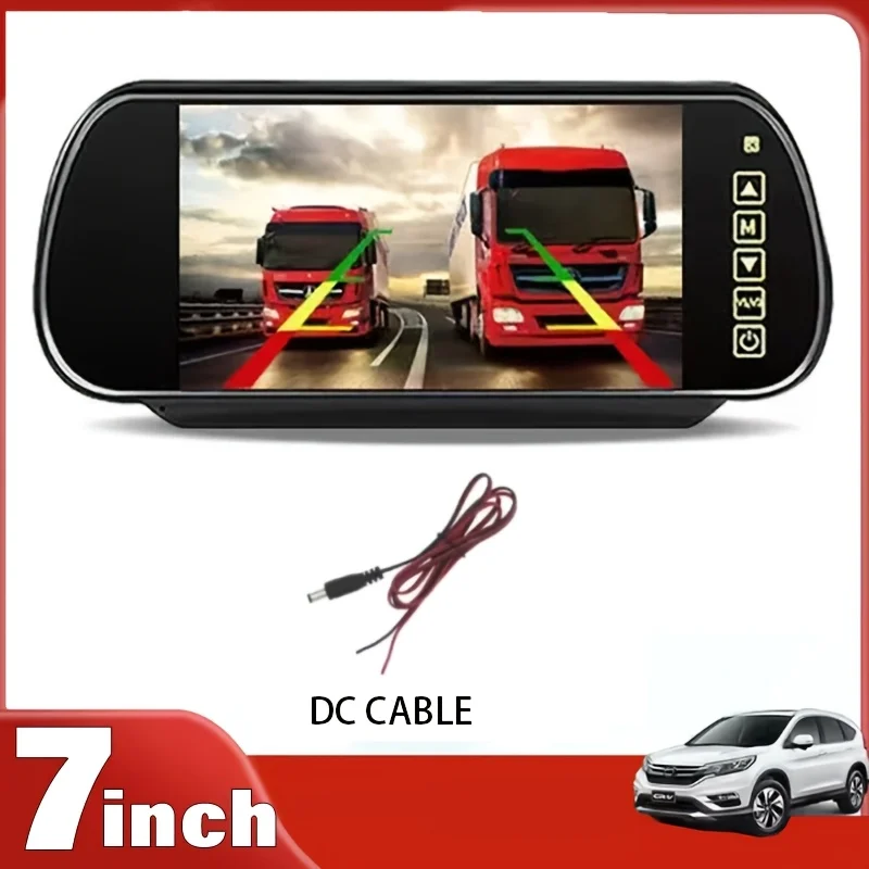 17.78 cm Car Monitor for Vehicle Parking TFT LCD HD Screen for Rear View Camera Rervesing Dispaly Universal Night Vision