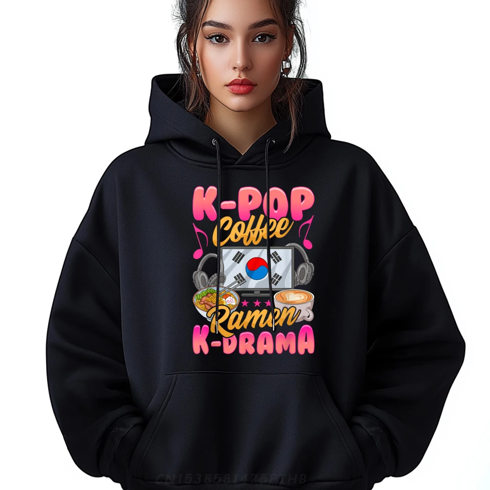 

Coffee Ramen K-Drama Music Korean TV Merchandise Graphic Sweatshirts Men Adult Camiseta Masculina Birthday