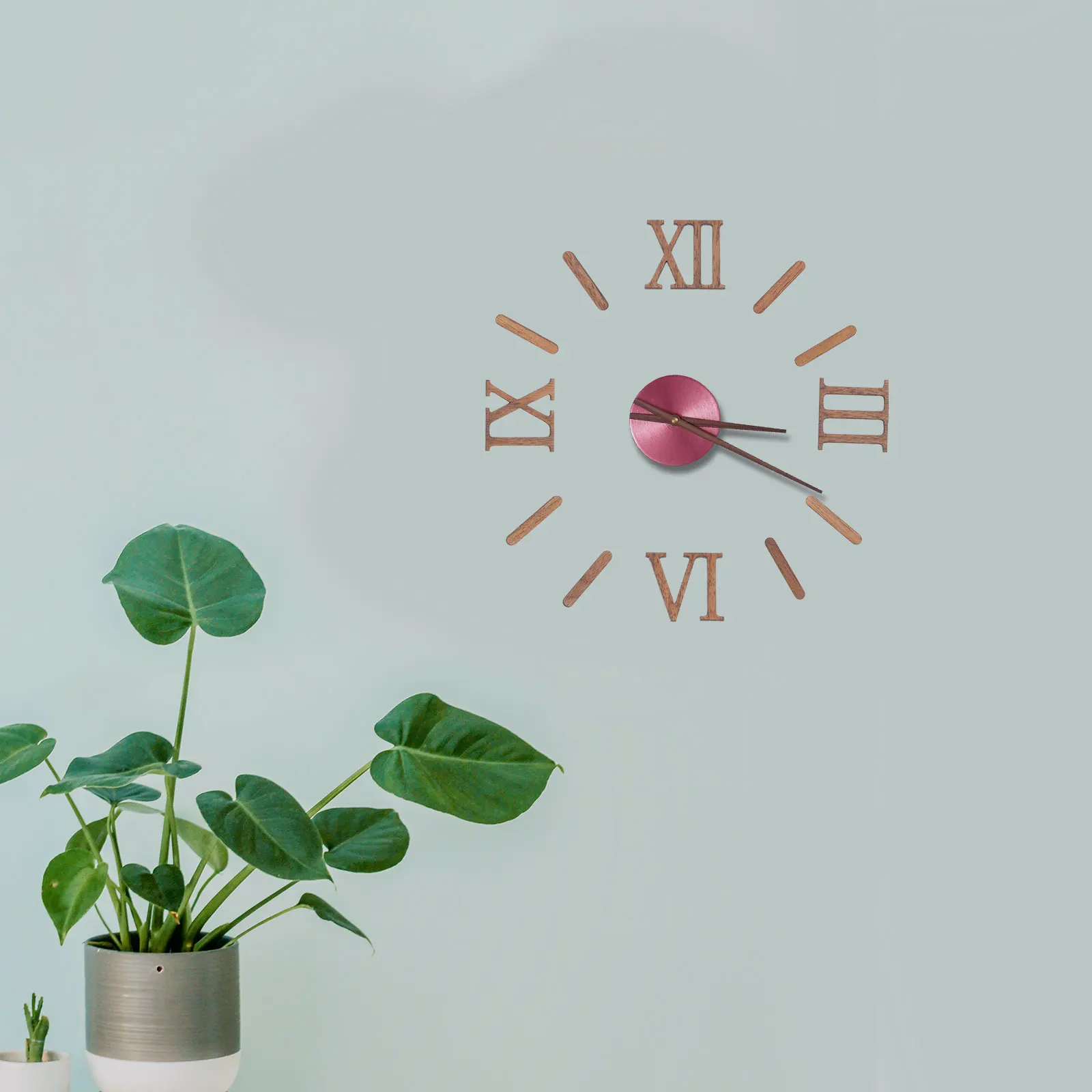 Roman Numeral Wall Clock Accessories 9 Inch B Strips Silent Movement Parts Home Decor Replacement Kit Clock Numbers DIY