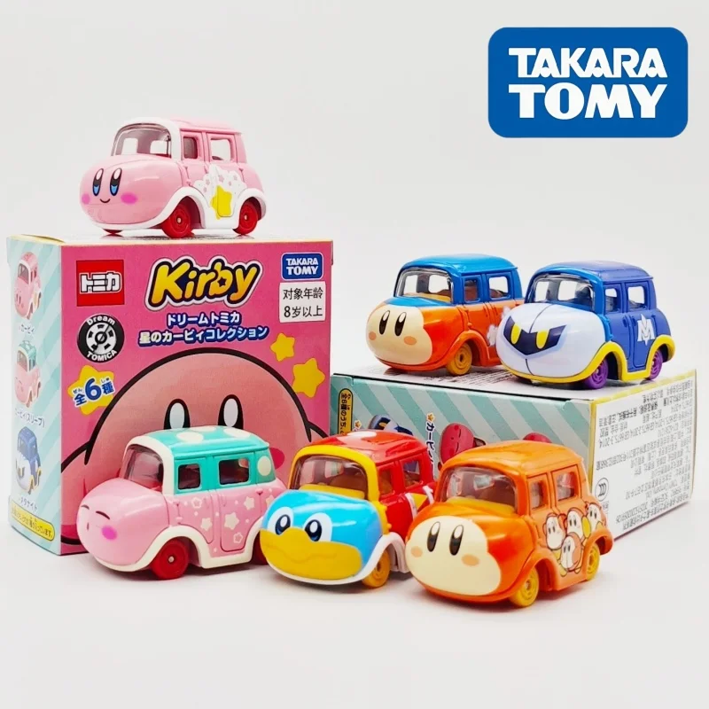 

Коллекционная модель автомобиля Takara Tomy Tomica Kirby из сплава, в слепой коробке, литая под давлением, с персонажем мультфильма, для декора