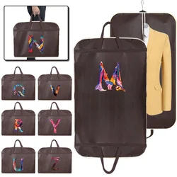 Dustproof Clothing Covers Dress Dust Cover Suit Coat Storage Bag Garment Bags 26 Letter Print Wardrobe Hanging Clothes Organizer