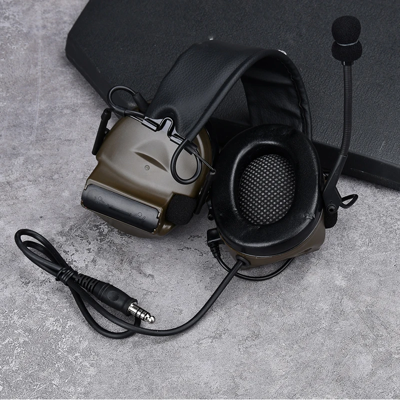 C2 Auriculares Tácticos con Micrófono Reducción de Ruido Tiro Civil - imagen 2