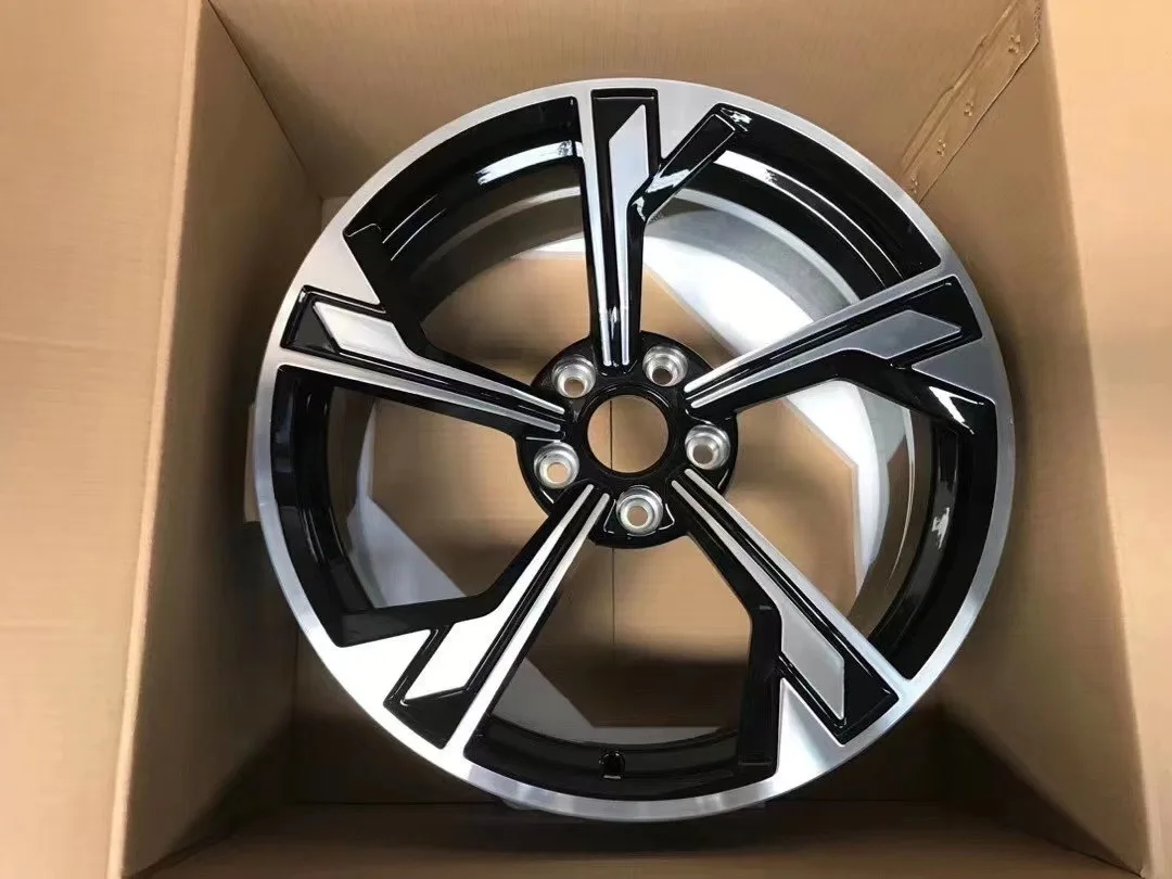 متوفر في المخزون 18 19 20 بوصة إطارات عجلات مصنوعة من خليط معدني عرض 8.0J 8.5J 9.0J PCD 5*112 لإطارات عجلات سيارة الركاب