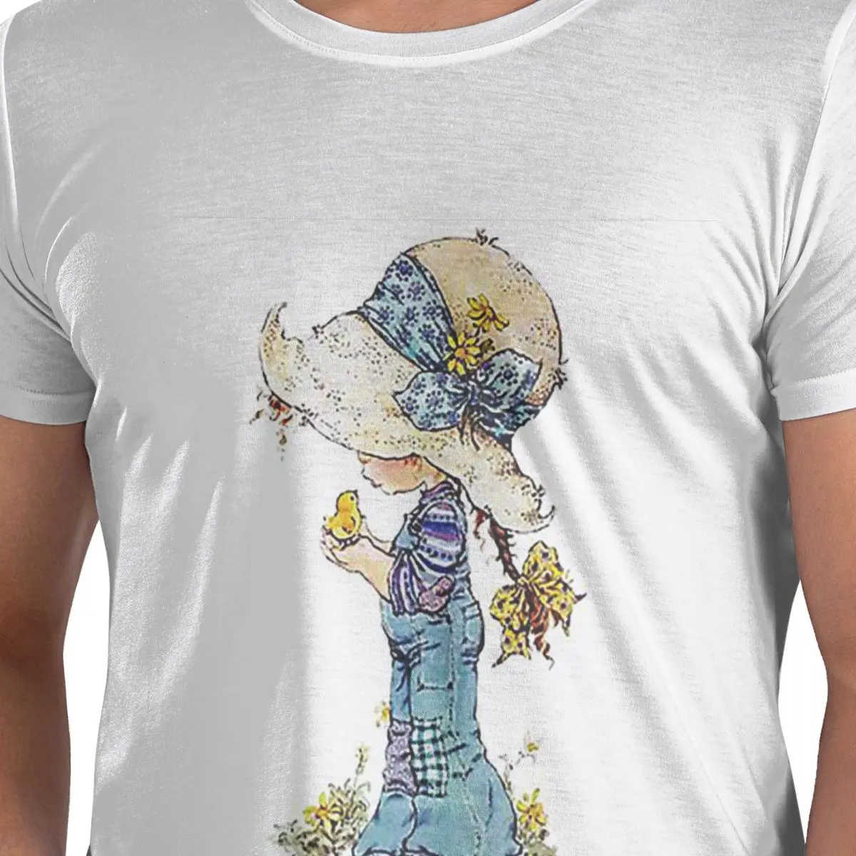 

Kawaii Sarah Kay футболка из 100% хлопка, мужские классические футболки, мужские футболки с круглым вырезом и коротким рукавом, S-6XL