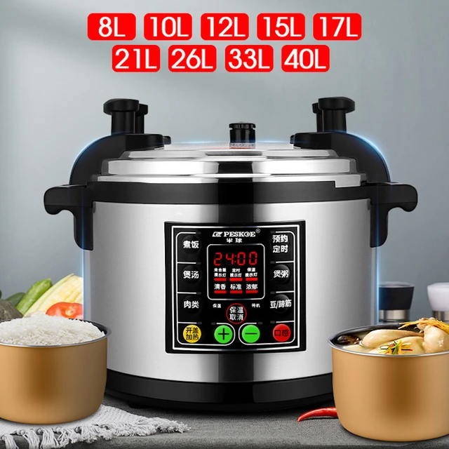 40L Commercial electric pressure cooker Smart instant pot pressure cooker Home appliances Electric Pressure Cookers rice cooker AliExpress