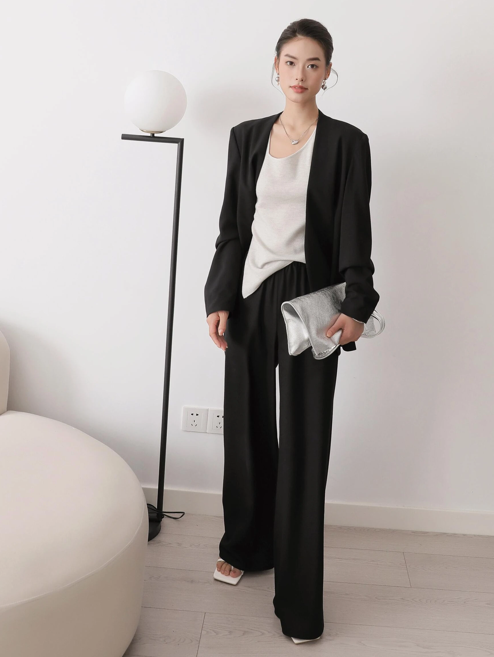 

Брюки 3HLADY Bla Precision Spun из шерсти с широкими штанинами, на резинке, из того же материала, что и у практикующих специалистов, ROW Sensation