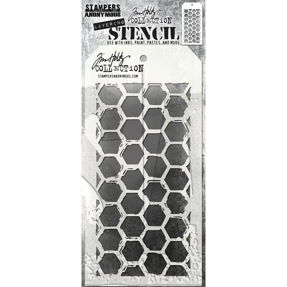 2023 April Neue Retro-Hexagon-Hintergrundetiketten aus Kunststoff für die Herstellung von Festival-Grußkarten, Scrapbooking, keine transparenten Stempeln