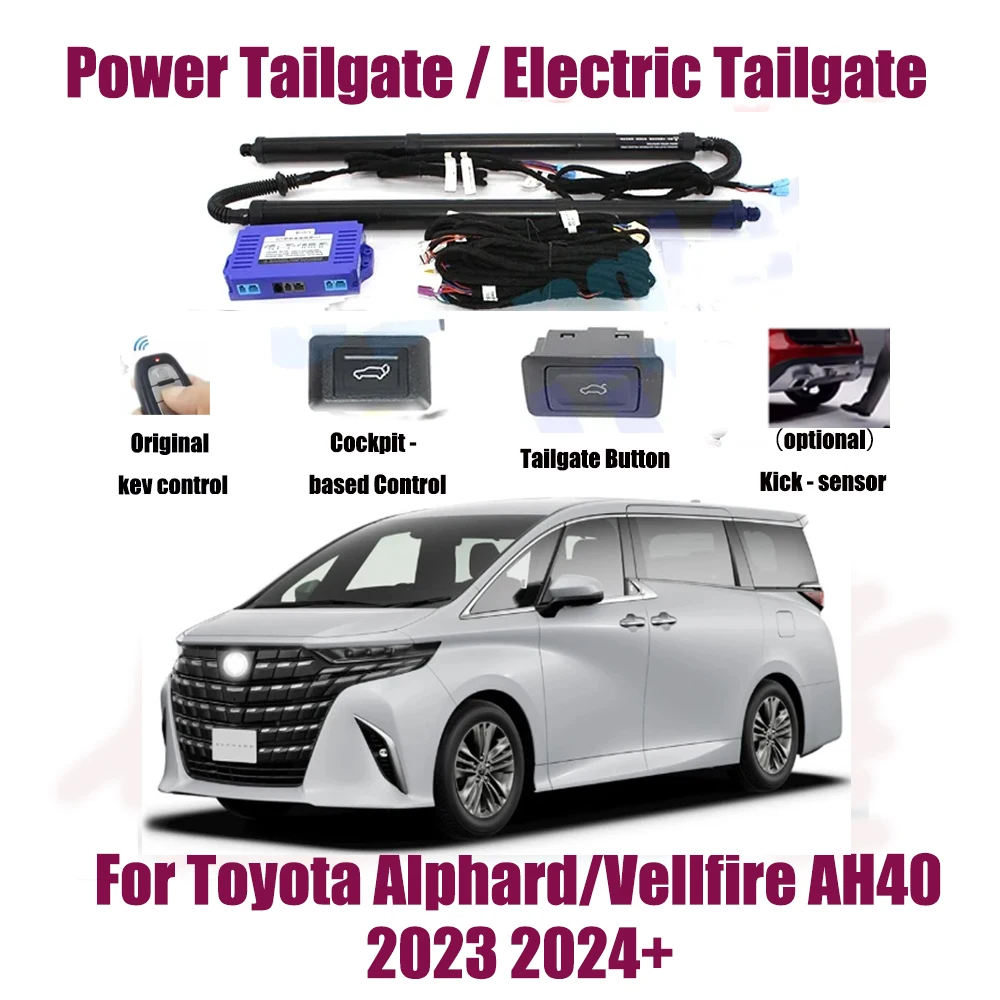 

For Toyota Alphard/Vellfire AH40 2023 2024+ Car Automatic Lifting kit Opening Trunk Intelligent Electric Lift Tailgate