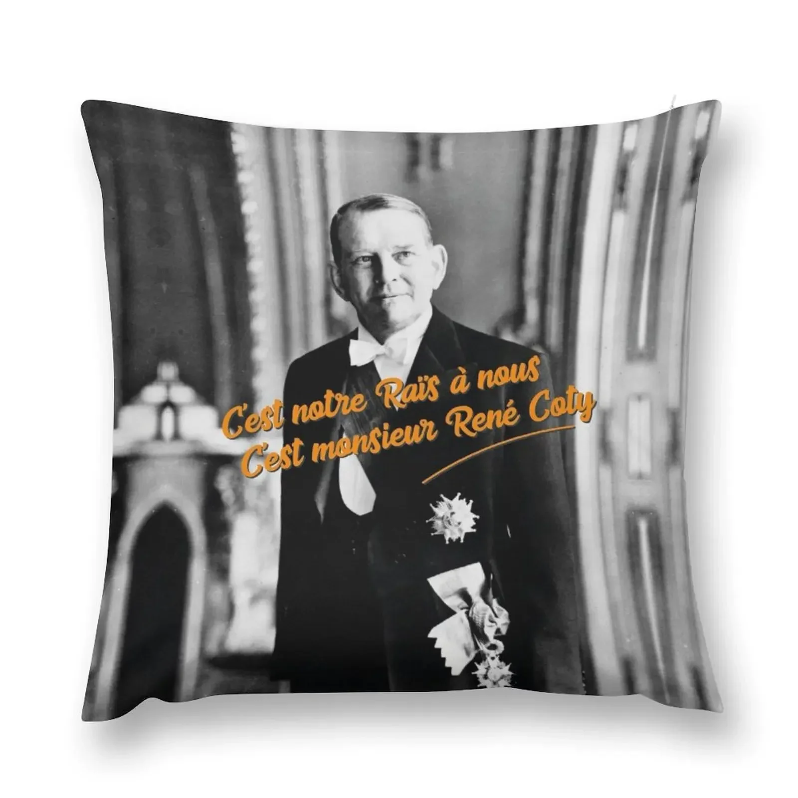 René Coty - OSS 117 Throw Pillow Cushion Covers For Living Room bed pillows Couch Cushions Sofa Cover pillow