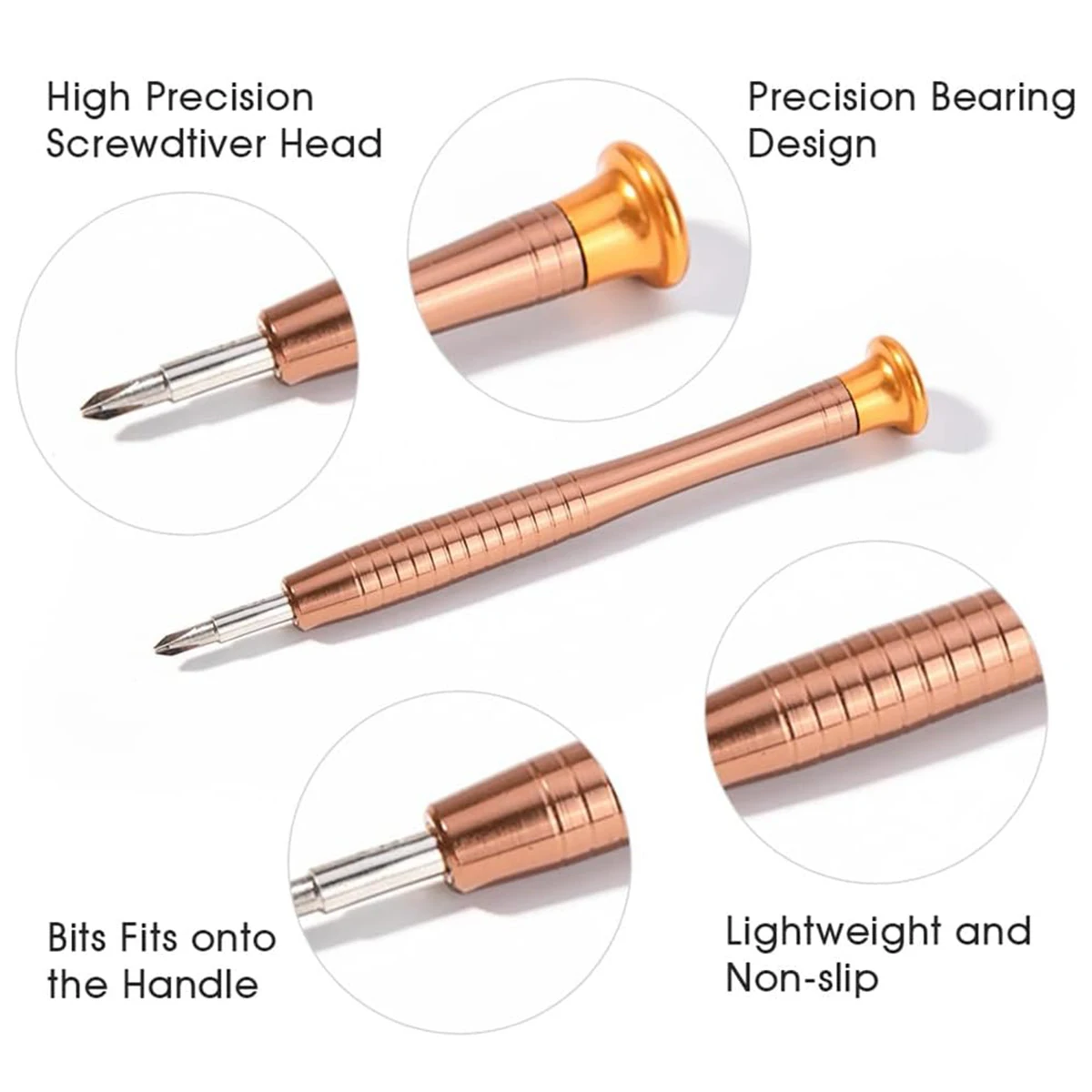 Small Screwdriver Kit 25 in 1 Magnetic Precision Screwdriver Drill Set  Repair Tools for Eyeglass Phone Watch Laptop Camera image 3