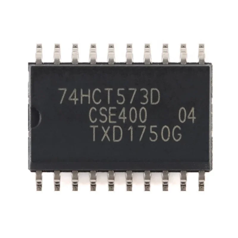 10PCS Original Genuine 74HCT573D, 653 SOIC-20 Eight Way D-type Transparent Latch; Tristate