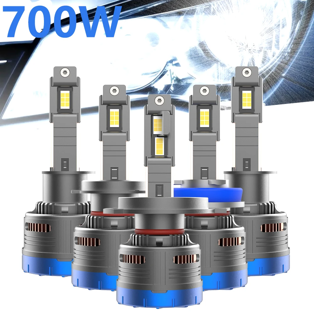 

High Power H7 LED Headlights Bulb Canbus for Car 150000LM H1 H4 H11 9012 HIR2 H8 H9 9005 9006 HB3 HB4 700W Fog Lamp for Auto 24V