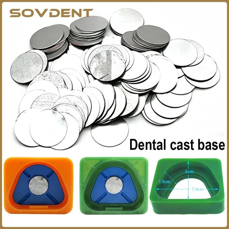 Dental Lab Magnetic Silicone Plaster Mould Former Split Base Model Full Arch Depth 12MM 15MM Dental Tools