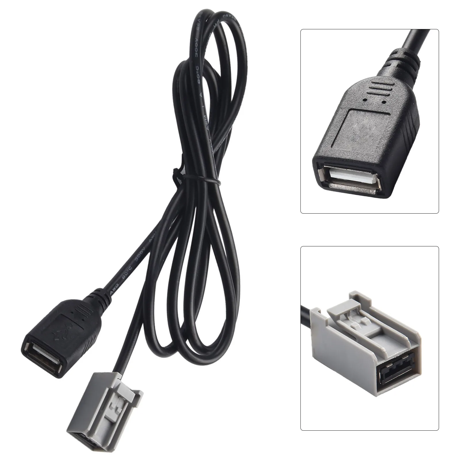 Женский кабель для CR-V для Honda/Civic для джазового чтения флэш-накопители USB2.0 60 см адаптер порт заряжает устройство