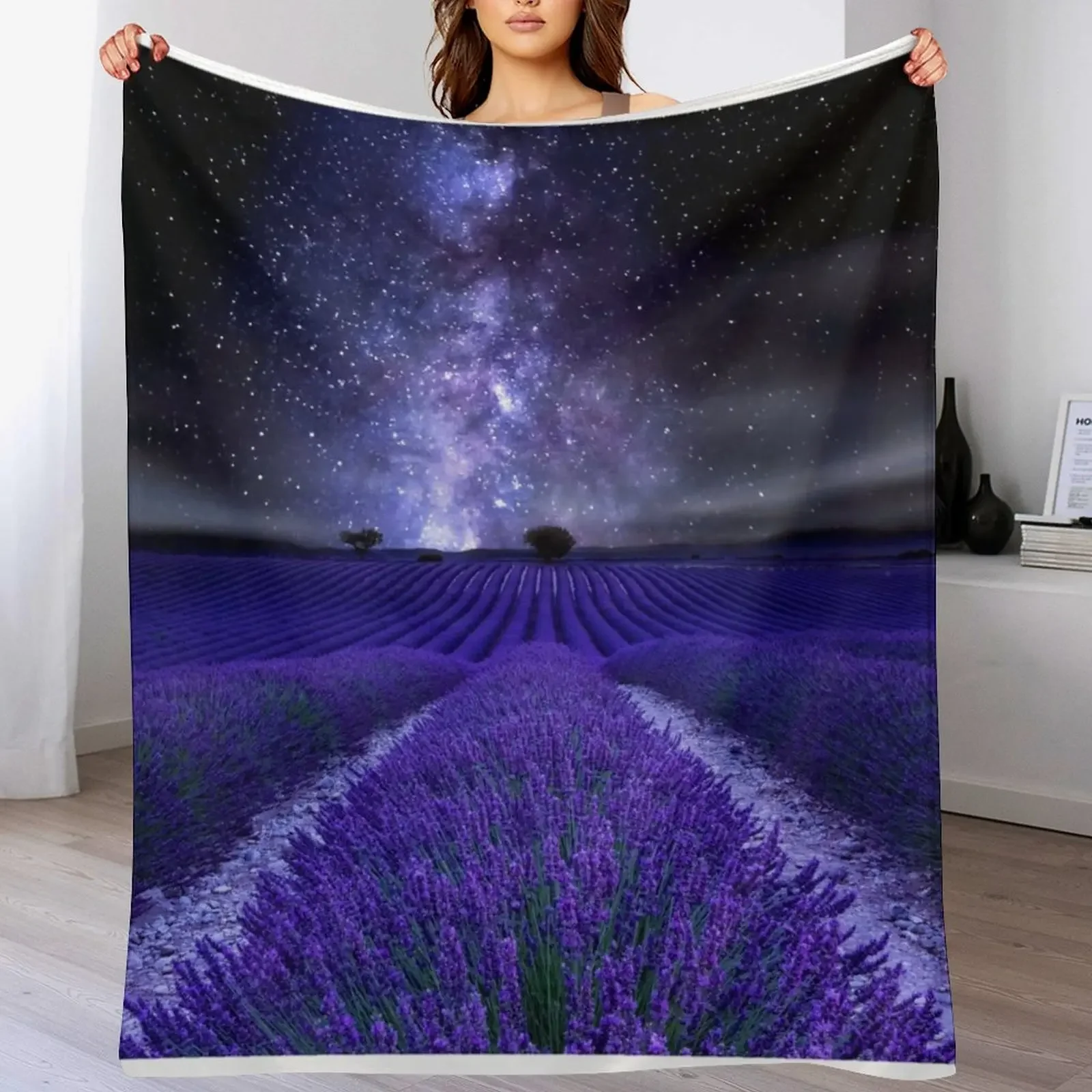 

Under the Stars Throw Blanket Soft Plaid Giant Sofa Sleeping Bag Sofa Throw Blankets