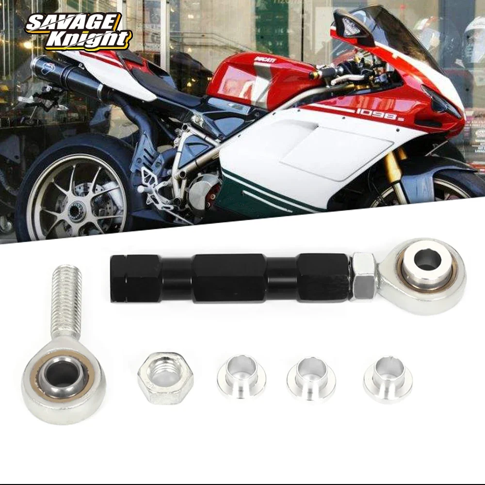 

Задние понижающие звенья для DUCATI 848 EVO 1098 1198 Streetfighte 1100 848 аксессуары для мотоциклов нижняя заготовка комплект подвески